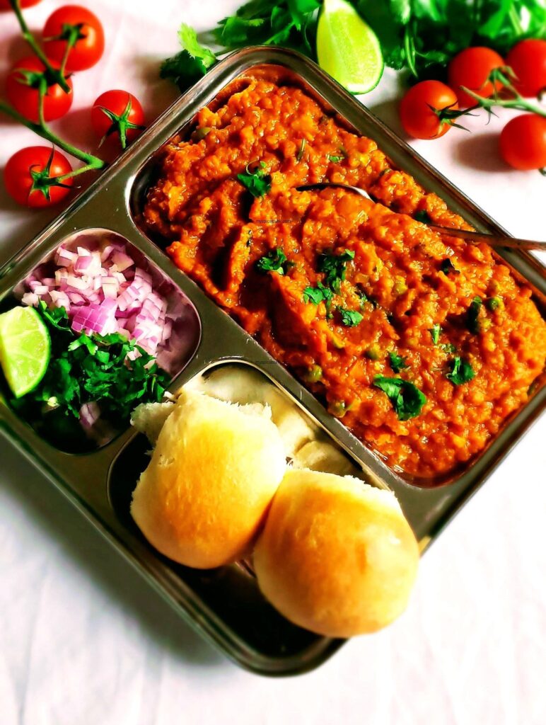 Special Vegan Pav Bhaji – Mumbai’s Street Food Made Plant-Based!