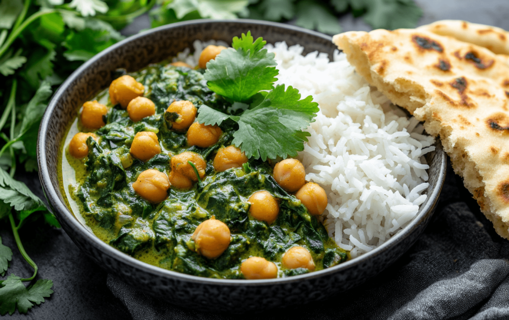 Speedy Chickpea & Spinach Curry Recipe