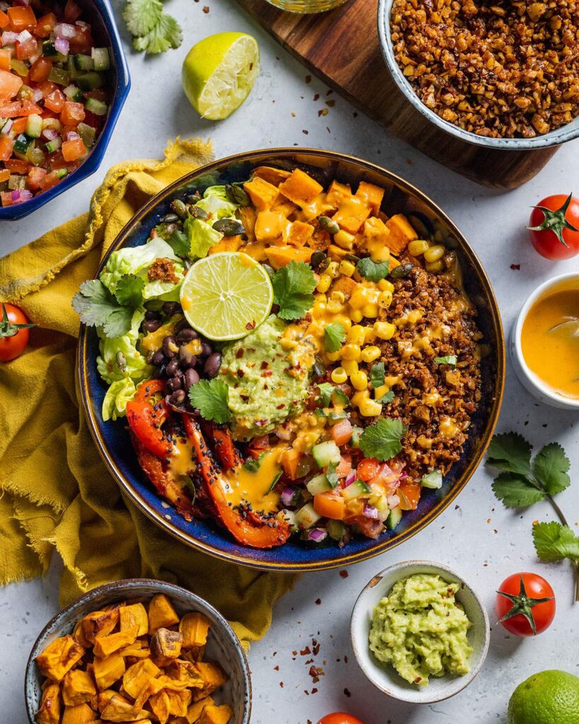 Loaded Vegan Burrito Bowls