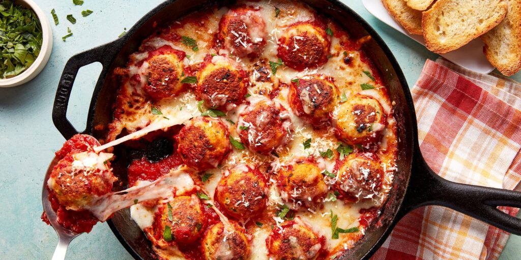 Chicken Meatball Skillet